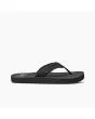 Sandalias Reef Smoothy Negras para hombre lateral 
