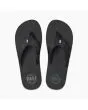 Sandalias Reef Smoothy Negras para hombre superior