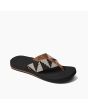 Sandalias ecológicas Reef Spring Woven Pebble negras para mujer 