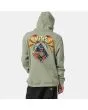 Hombre con Sudadera de capucha Santa Cruz Natas SC Panther Gris Verdosa