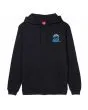 Sudadera con capucha Santa Cruz Screaming Wave Negra para hombre frontal