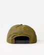 Gorra Rip Curl Search Surf verde militar para hombre Posterior