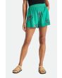 Mujer con bermudas Brixton Paradise short Verdes