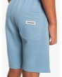 Niño con pantalón corto de felpa Quiksilver Easy day azul bolsillo posterior