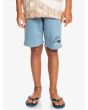 Niño con pantalón corto de felpa Quiksilver Easy day azul 