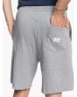 Short de felpa Quiksilver Essentials 19" para Hombre en color gris bolsillo posterior
