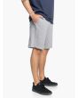 Short de felpa Quiksilver Essentials 19" para Hombre en color gris derecha
