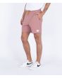 Hombre con Pantalón corto híbrido Hurley Phantom Naturals Baja Volley 17" Phantom Rose izquierda