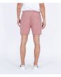 Hombre con Pantalón corto híbrido Hurley Phantom Naturals Baja Volley 17" Phantom Rose posterior