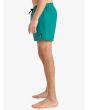 Hombre con Bañador Quiksilver Everyday Deluxe Volley 15'' color Teal Green lateral