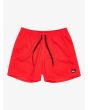Short de natación Quiksilver Everyday Solid Volley 15'' Rojo para hombre