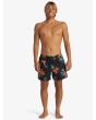 Hombre con  Bañador Quiksilver Everyday Mix Volley 15'' Negro ajuste