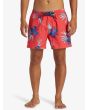 Hombre con bañador Quiksilver Everyday Mix Volley 15'' Cayenne 
