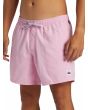Hombre con Bañador volley Quiksilver Everyday Solid 15'' Rosa cordón