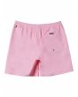 Short de natación Quiksilver Everyday Solid Volley 15'' Rosa para hombre posterior