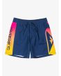 Short de natación Quiksilver Everyday Holmes Volley 14'' Estate Blue para chico 8-16 años