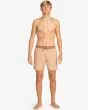 Hombre con Bañador Billabong Good Times Vacay Layback 16'' Mustard cintura elástica