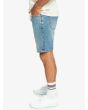 Hombre con short vaquero Quiksilver Modern Wave Salt Water 18" Azul bolsillo lateral