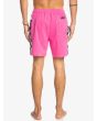 Hombre con Bañador de natación Quiksilver Original Arch Volley 17" Rosa posterior