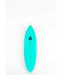 Shortboard Channel Islands Al Merrick Twin Pin 5'11" 32.9L en color turquesa 