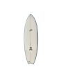 Tabla de surf Shortboard Lost RNF 1996 5'7'' blanca y azul