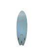 Tabla de surf Shortboard Lost RNF 1996 5'8'' 32L Blanco-Azul bottom
