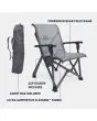 Silla plegable para camping Yeti Trailhead Camp Chair color gris carbón características