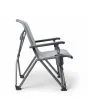 Silla plegable para camping Yeti Trailhead Camp Chair color gris carbón lateral con portavasos