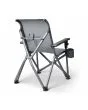 Silla plegable para camping Yeti Trailhead Camp Chair color gris carbón posterior