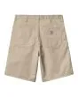 Pantalón corto Carhartt WIP Simple Short Beige para hombre posterior