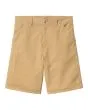 Bermudas Carhartt WIP Single Knee Short Bourbon Beige para hombre