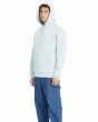 Hombre con sudadera de capucha Volcom Single Stone Azul Celeste capucha puesta