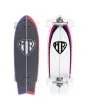 Skate Completo Cruiser Quiksilver Mark Richards 28" x 9" blanco