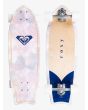 Skate completo Longboard Roxy Fly Time con tabla de 9" rosa 