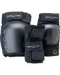 Juego de protecciones para skate infantiles Pro-Tec Pads Street Gear Junior 3 Pack Open negro
