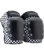 Rodilleras de protección de skate infantil Pro-Tec Pads Street Gear Junior 3 Pack Open Checker 