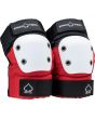 Coderas de protección para skate infantiles Pro-Tec Pads Street Gear Junior 3 Pack Open rojas, blancas y negras