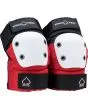 Coderas de protección para skate infantiles Pro-Tec Pads Street Gear Junior 3 Pack Open rojas, blancas y negras