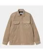 Sobrecamisa de pana Carhartt WIP Whitsome Shirt Jac beige para hombre