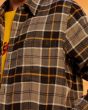 Hombre con Sobrecamisa de franela Lightning Bolt OWL Overshirt Gris a cuadros etiqueta
