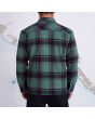 Hombre con sobrecamisa Salty Crew Dawn Patrol Shacket verde posterior