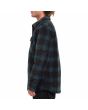 Hombre con sobrecamisa de forro polar Volcom Bowered Fleece Evergreen lateral