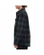 Hombre con sobrecamisa de forro polar Volcom Bowered Fleece Evergreen lateral