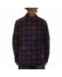 Hombre con sobrecamisa de forro polar Volcom Bowered Fleece Merlot posterior