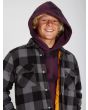 Niño con Sobrecamisa polar Volcom Bowered Pewter bolsillos