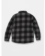 Sobrecamisa polar Volcom Bowered Pewter para niño posterior