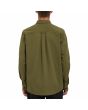 Hombre con sobrecamisa Volcom Stone Benchmark Verde posterior