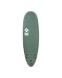 Tabla de Surf Softboard Softech Bomber 5'10'' 44L Verde-Blanco FCS II deck