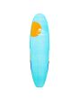 Tabla de Surf Softboard Zeus Dolce 7'0 55,12L Mini Malibú Thruster Futures bottom