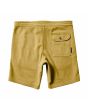 Pantalón Corto elástico Vissla Solid Sets 18.5" Sofa Surfer amarillo para hombre posterior